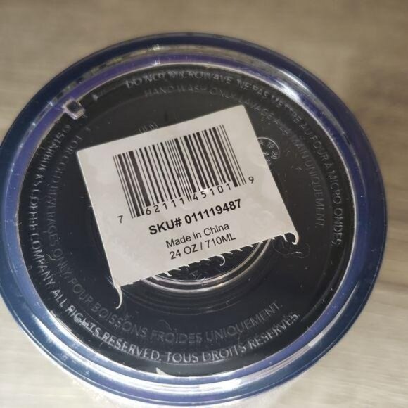 Starbucks NWT 20 Oz Purple Iridescent Sequin Tumbler With Straw Limited Edition - Picture 7 of 7